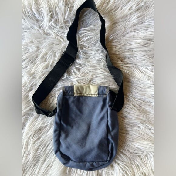 Jansport Slim Crossbody/Backpack blue and beige - Picture 2 of 2